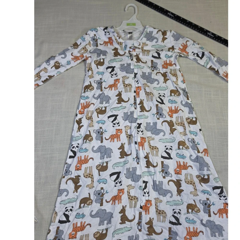 Hudson Baby Cotton Long Sleeve Sleeping Bag Safari Animal Print 12-18 Months